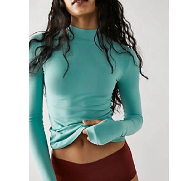 NWT free people seamless Rocky turtleneck - Picture 1 of 3